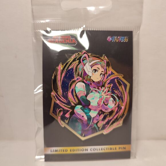 My Hero Academia Tsuyu Asui & Ochaco Uraraka Limited Edition Enamel Pins Set - Picture 2 of 4